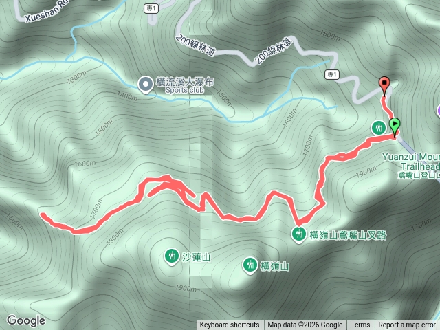 橫嶺山自然步道預覽圖