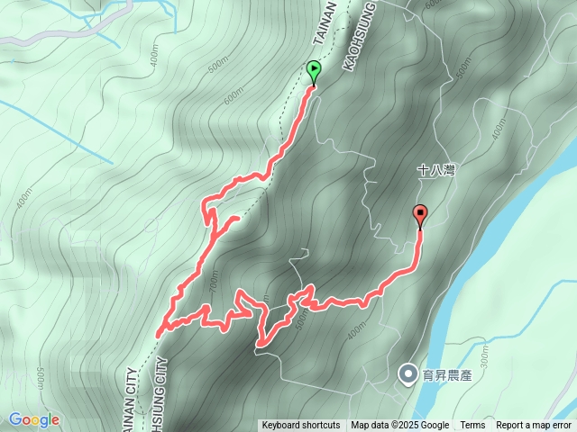 關西巷走尖山.中央尖山.阿里關山O繞預覽圖