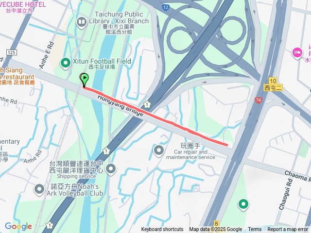 台中虹揚橋 景觀人行步道