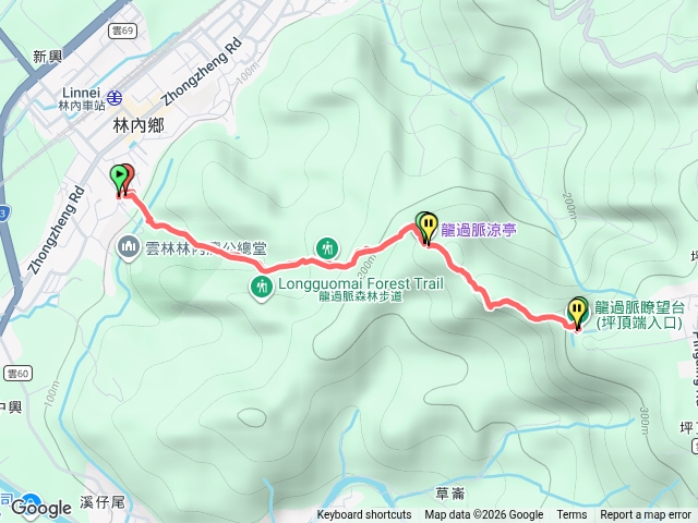 龍過脈森林步道-鐵管坑入口-坪頂龍過脈涼亭預覽圖