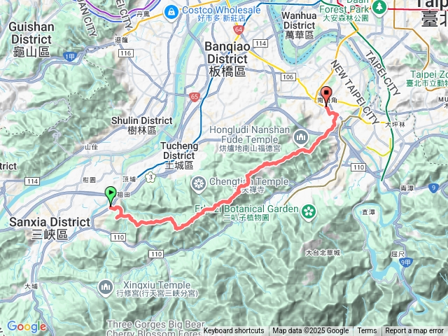 環台北天際線第十段三峽到新店-三峽長壽山縱走捷運南勢角站預覽圖