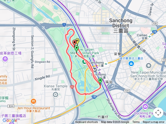 扶輪社FamilyRun親子路跑，台北大都會公園