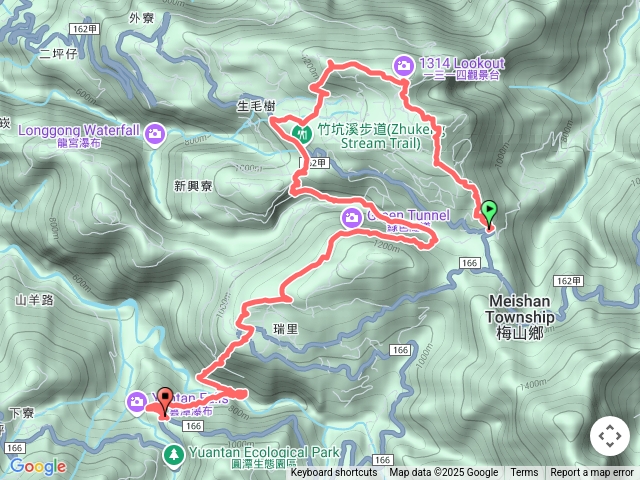 梅山瑞里農會分部走月眉1314海鼠山生毛樹山青年嶺步道蝙蝠洞燕子崖