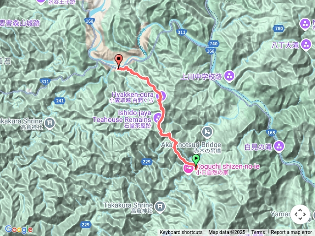 熊野古道小雲取越（小口-請川）