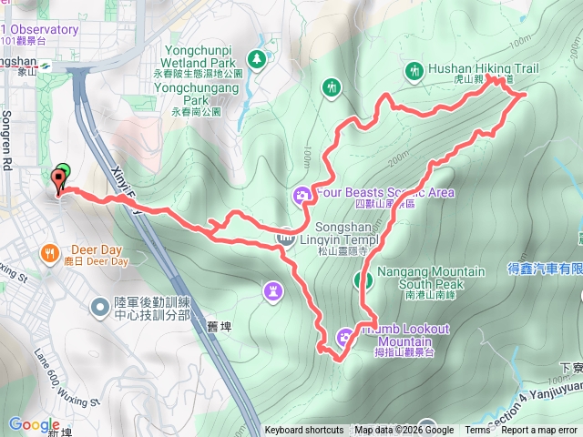 四獸山繞一圈預覽圖