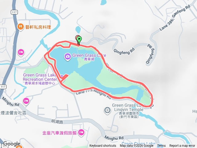 青草湖健行小跑步
