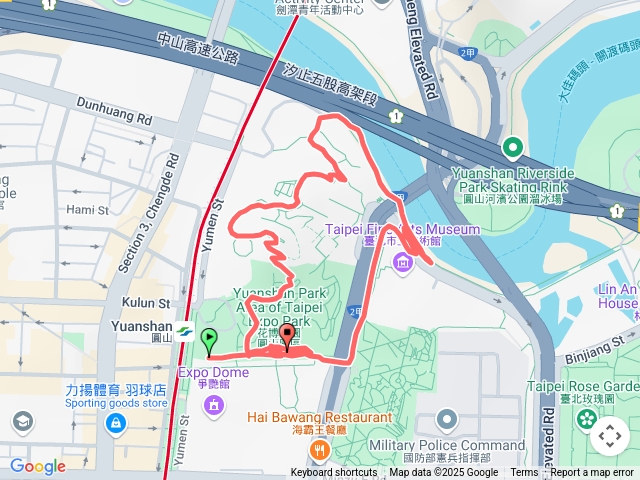 圓山花博健行步道