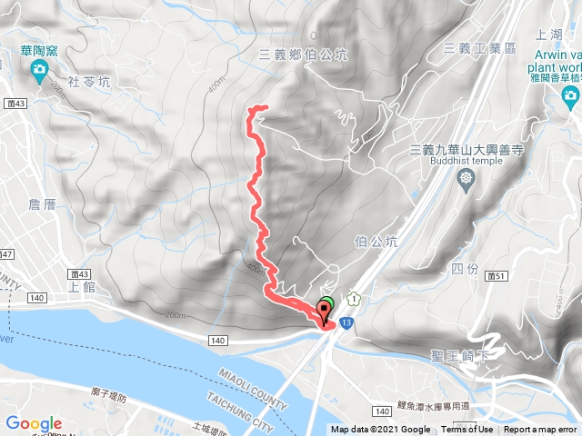 火炎山登山口