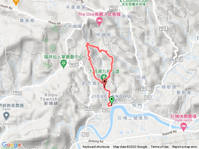 九福步道宵月步道走一圈