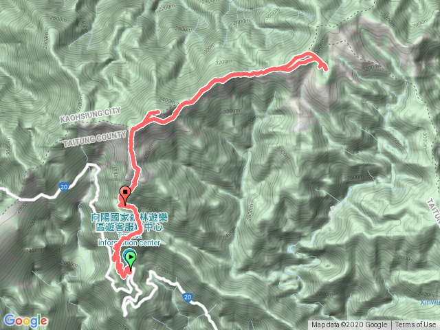 嘉明湖_向陽登山口-向陽山屋-嘉明湖山屋-三叉山-嘉明湖-向陽山-向陽山屋