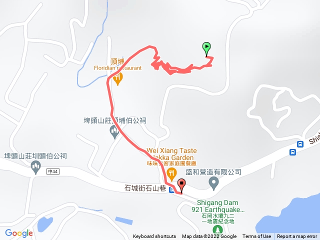 🔺台中/東勢/埤頭山，H383m (土調局圖根點 | 高32）