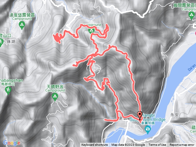 20230304苗栗泰安千兩山南峰、千兩山、千兩山北峰、千兩山西南峰、細道邦山、細道邦山北峰、象鼻山