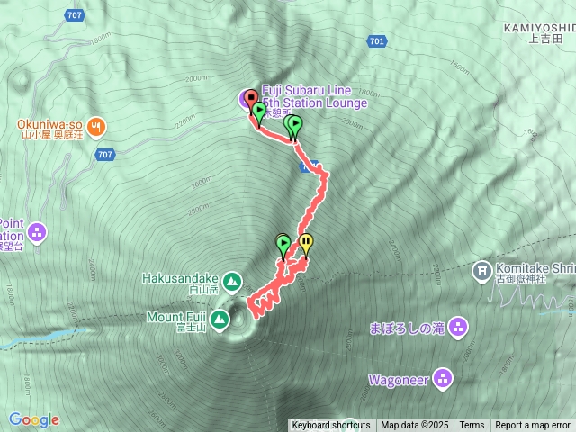 2025富士山吉田路線
