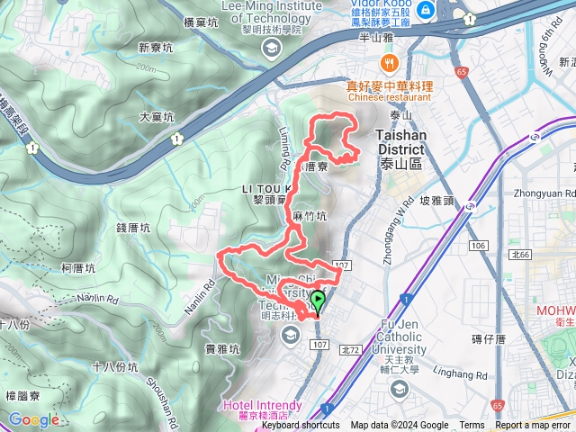 頂泰山巖、尖凍山、義學坑步道