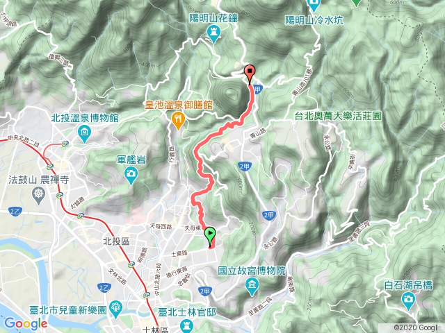 水管路上陽明山