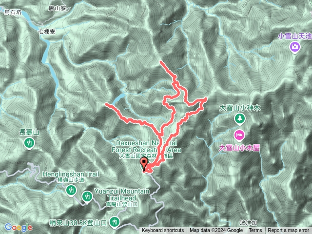 2024-11-23 [台中和平] 大雪山森林遊樂區收費站走船型山 烏石坑 山椒山O型