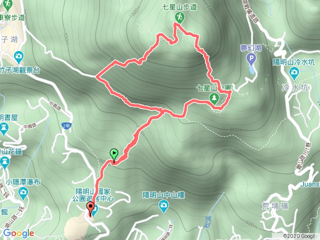 1071006陽明山遊客中心-七星南峰東峰