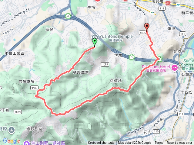 圓通寺至烘爐地