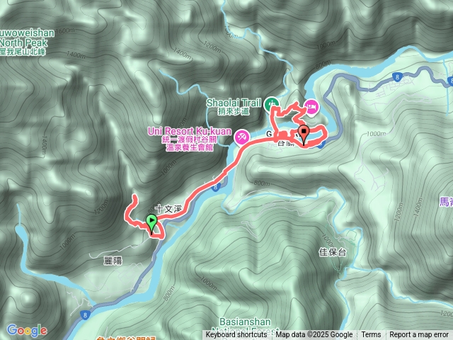 屋我尾山+捎來步道預覽圖