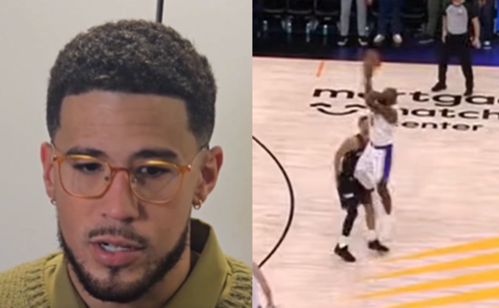 【影片】談最後時刻被吹犯規 Booker：他說我打到了LeBron的手腕，這並非事實