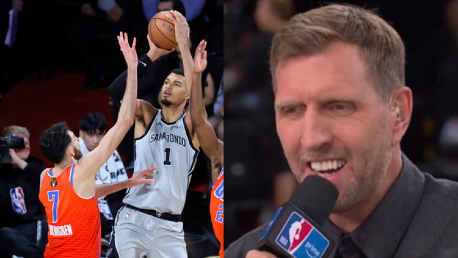 【影片】認為斑馬談論對陣Chet言論太過輕蔑！Dirk：希望他能對Chet稍微肯定一些