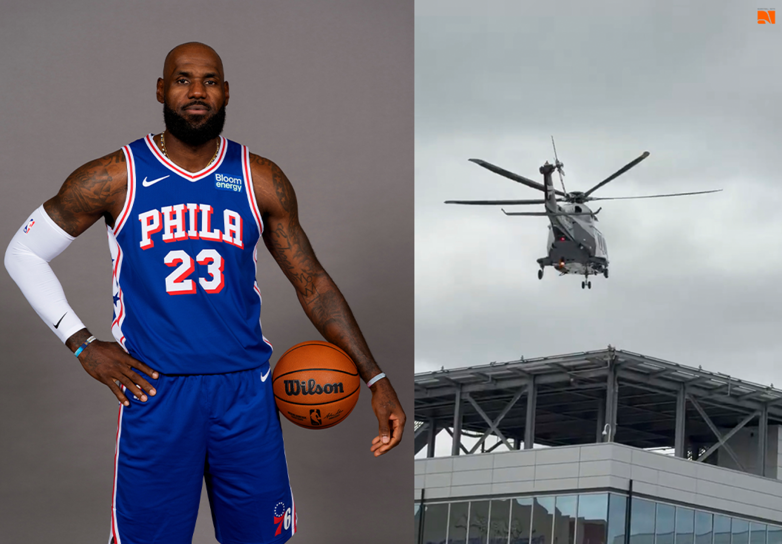 【影片】將往返費城與紐約兩地！LeBron以直升機作為交通工具選擇