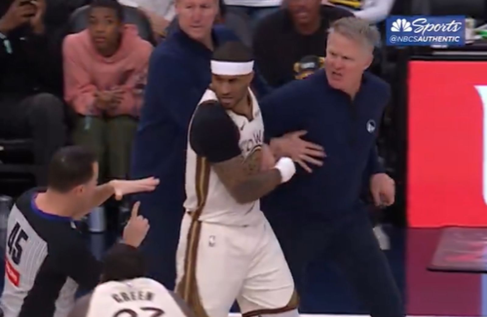 【影片】確認Payton被封阻為妨礙中籃！勇士快艇比賽主裁判對於爭議判決做說明