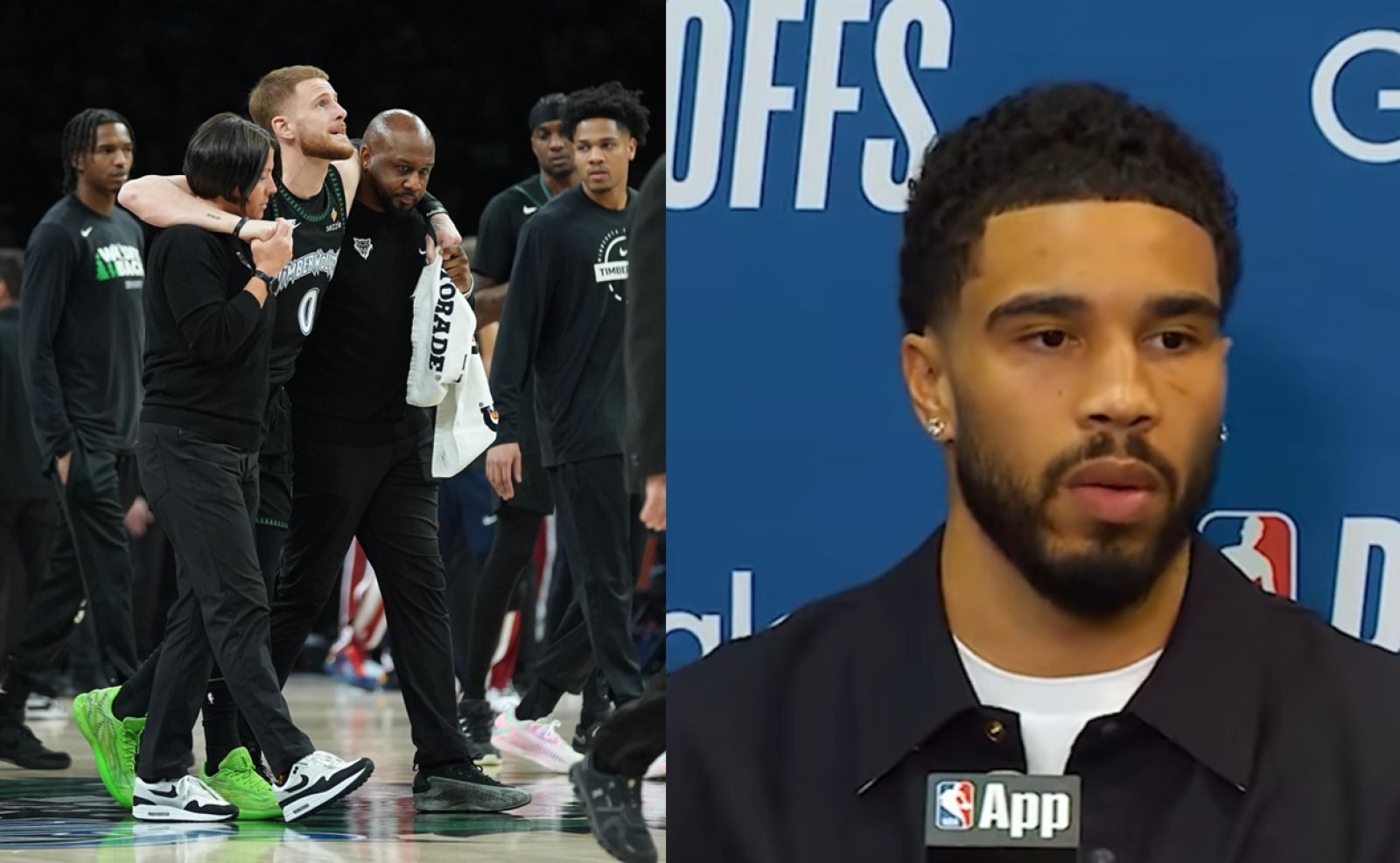 【影片】傷勢過來人對DiVincenzo表達關心！Tatum：我一定會聯繫他