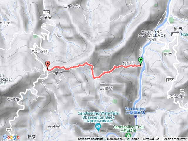 三貂嶺至流浪犬收容所