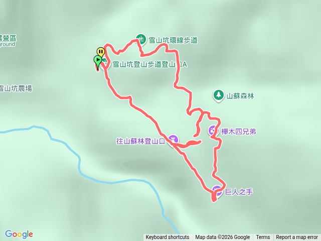 雪山坑步道預覽圖