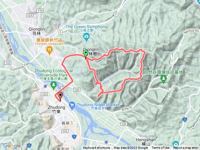 20230314飛鳳山280石壁潭山南稜中坑山1800O型