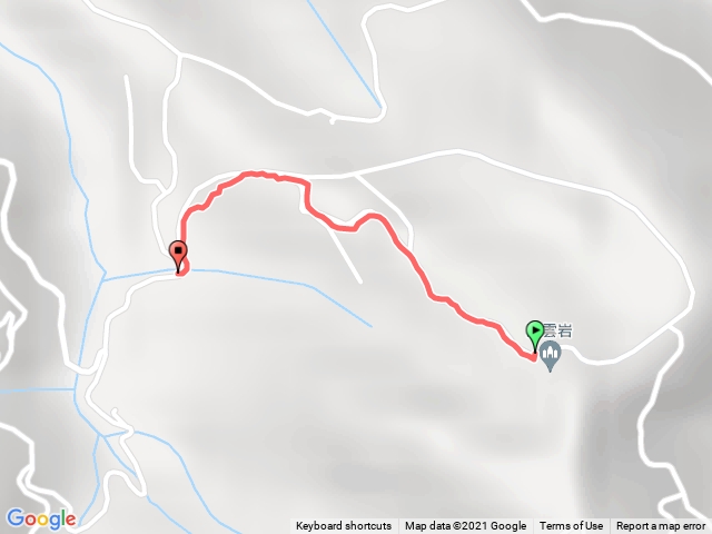 凌雲巖2763階下山