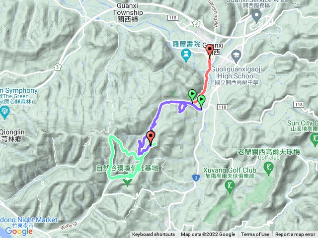 飛沙縱走 顯伯公段o型