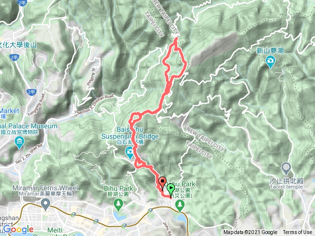 台北縱走第四段 大湖公園 風櫃嘴