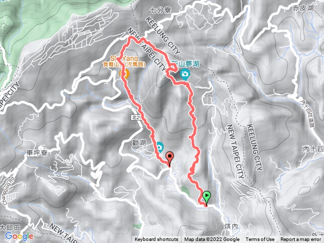 新山夢湖步道五指山古道