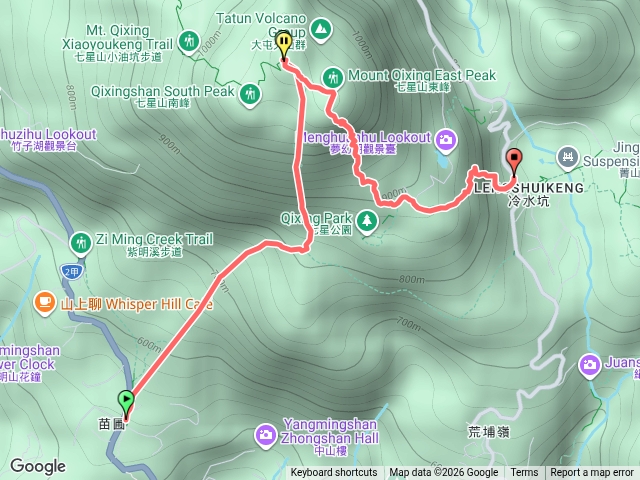 苗圃上七星山主峰東峰下冷水坑預覽圖
