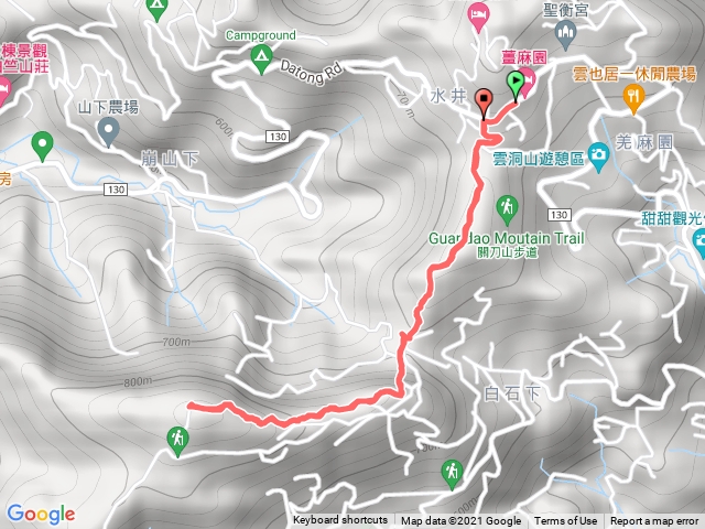 20211004出關步道聖關段 關刀山 單向來回