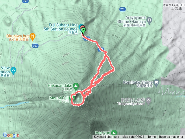 富士山-吉田路線（缽遊）