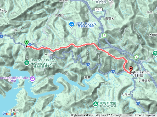 石碇小格頭縱走坪林水柳腳8連峰預覽圖