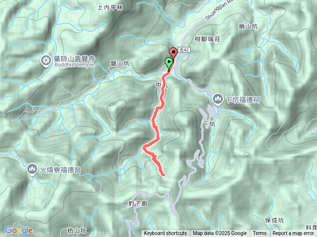 中坑古道，大夯瀑布