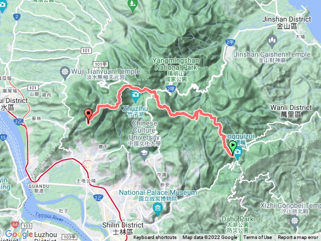 陽明山東西大縱走20191012