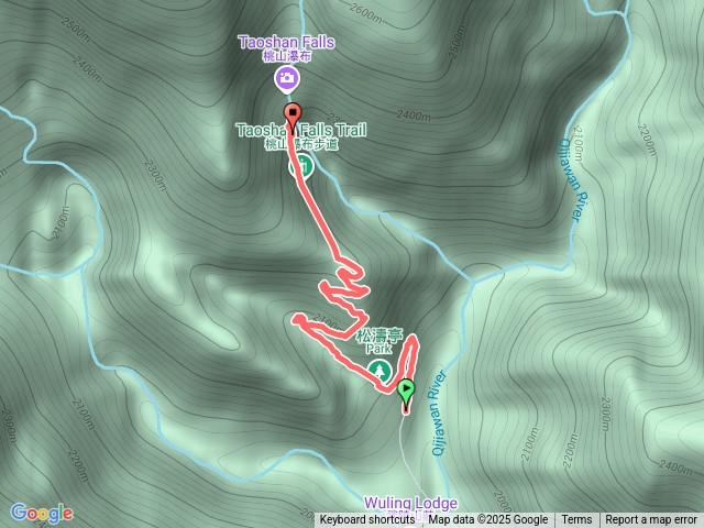 武陵桃山瀑布步道