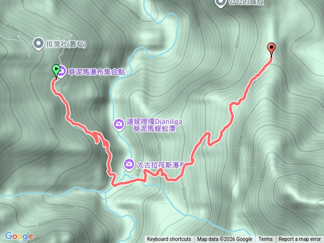 旗鹽山鹿閥灣到射鹿部落
