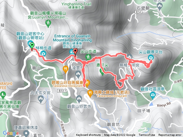 尖山步道摩天嶺潮音洞