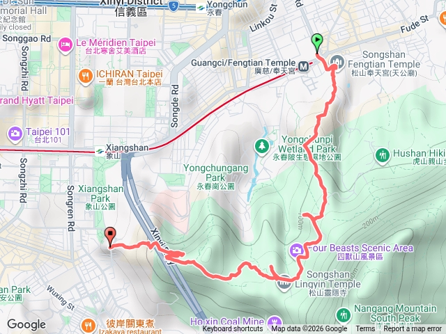 四獸山步道預覽圖
