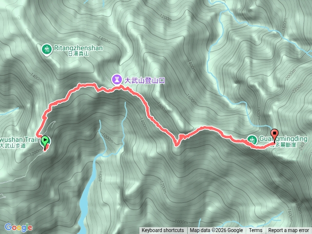 新登山口到檜谷山莊