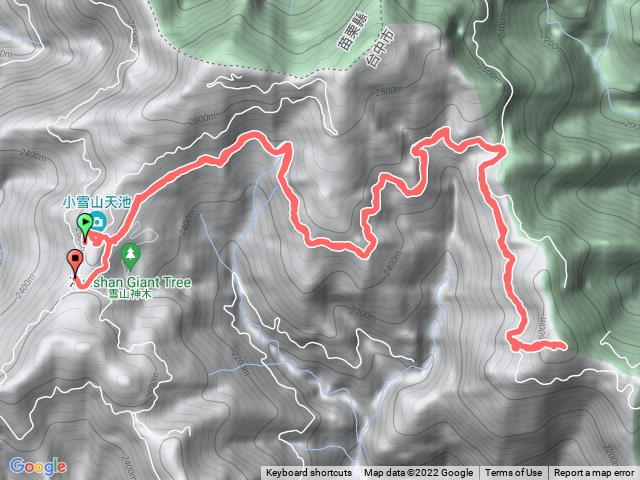 200林道北三錐山