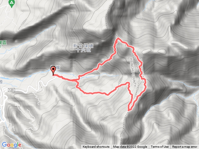 新竹八五山獵徑登內鳥嘴山下八五山古道O型