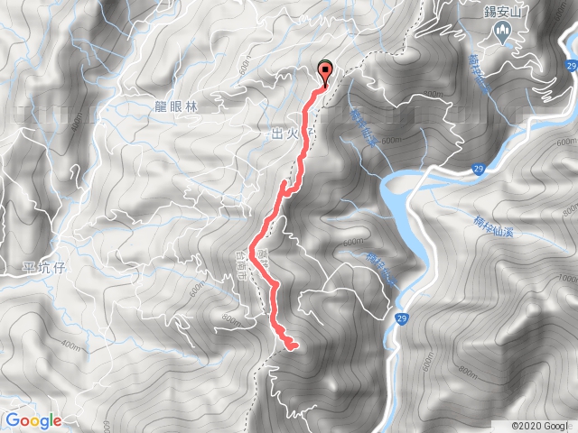 出火上阿里關山順走茅山南峰