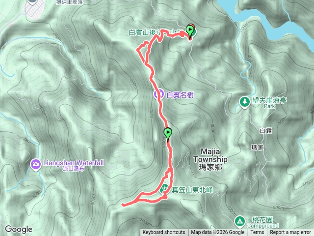白賓山、白賓名樹、115峰、真笠東北峰、真笠山預覽圖